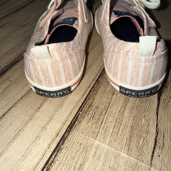 Sperry Lounge LLT Pink Stripe Memory Form Lace-up Sneakers - Picture 5 of 8